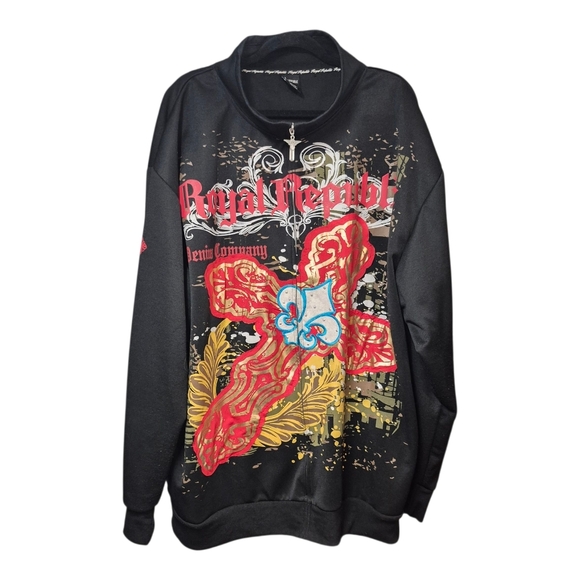 Royal Republic Men's Full Zip Jacket 4X - Picture 2 of 11